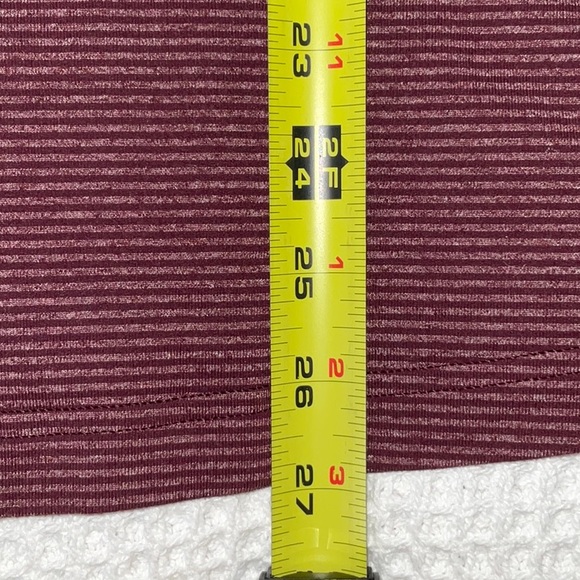 Lululemon Maroon Red Stripe Cool Racerback Tank Top. Like new! Size 4 - Picture 10 of 13